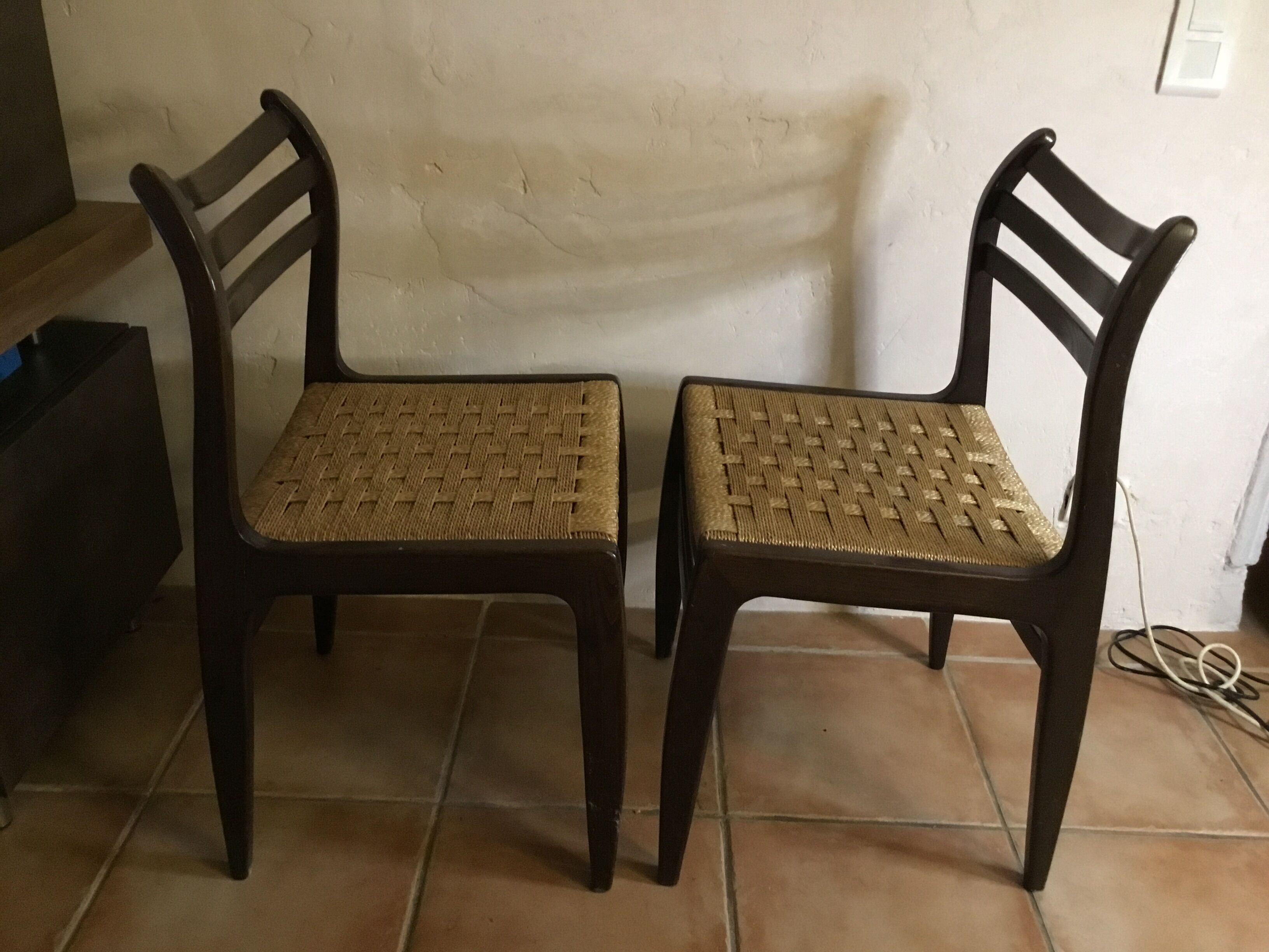 2 chairs design niels otto by J.L mollers year 60