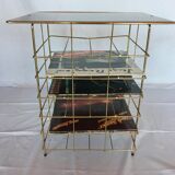 Vintage vinyl or magazine racks
