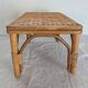 Petit banc en rotin et osier – années 1960
