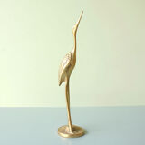 Pair of herons in brass