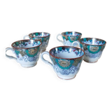 5 Canton Boch Frères cups
