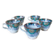 5 Canton Boch Frères cups