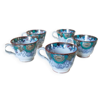5 Canton Boch Frères cups