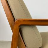 Rocking chair model 166 "senator" by Ole Wanscher for France and Daverkosen, Denmark, 1960s