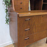 Vintage Scandinavian teak secretary