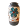 Ceramic vase decorated with flowers Bay West Germany 1970s