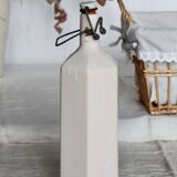 Antique beige glazed ceramic bottle
