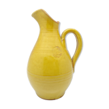 Mustard ceramic pitcher/jug