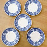 5 vintage Villeroy & Boch saucers