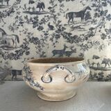 Old soup tureen Linotte model Creil & Montereau