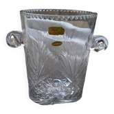 Valery Klein champagne bucket, numbered Baccarat crystal, brand new with certificate.