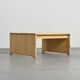 Solid pine coffee table, Les Arcs 1800.