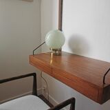 Clichy glass globe laying lamp