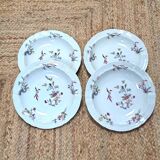 4 deep plates Bernardaud model Chantilly