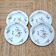 4 assiettes creuses Bernardaud modèle Chantilly