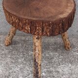 Brutalist low stool