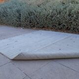 Tapis vintage marocain berbère artisanal beni ouarain