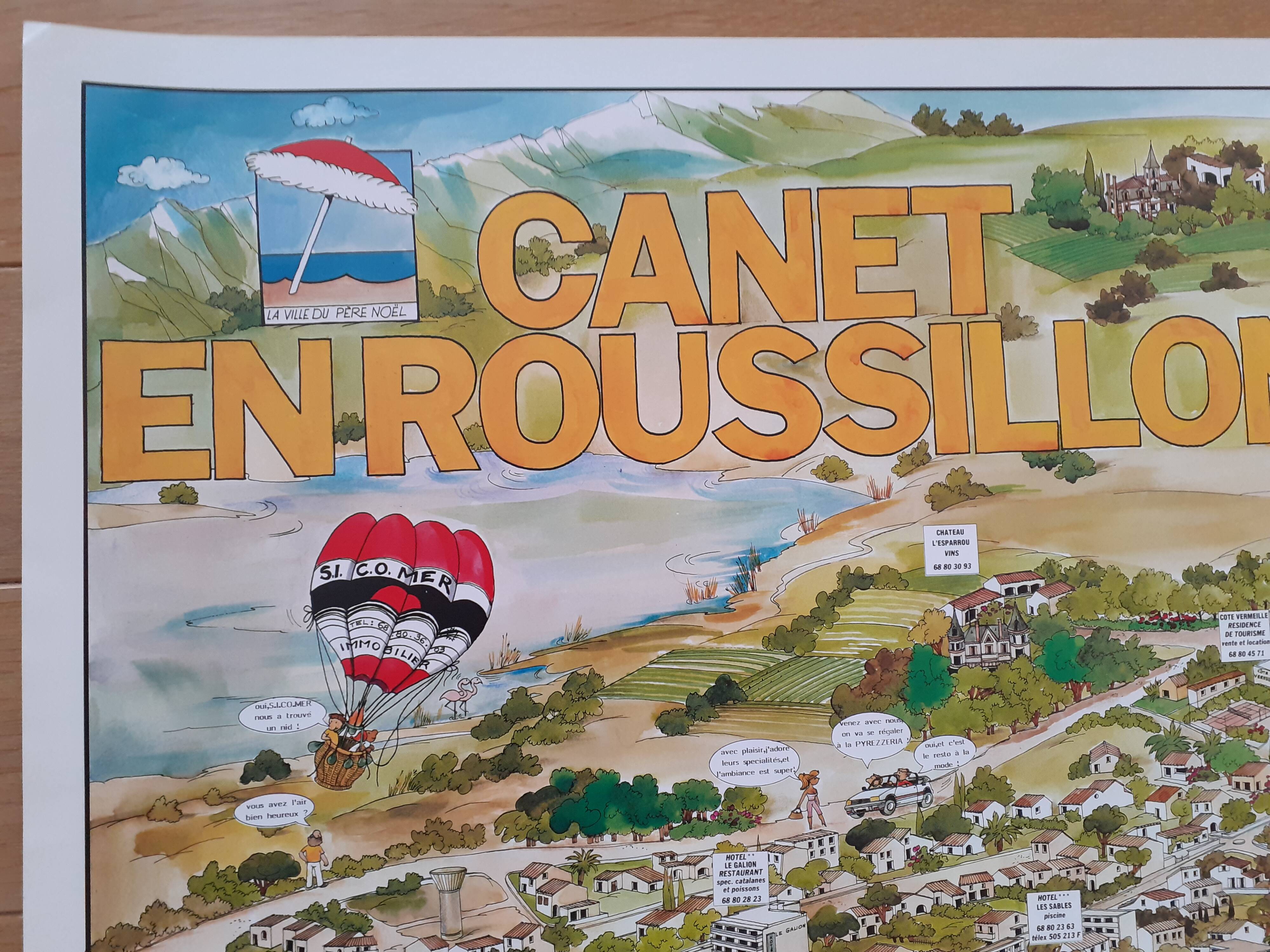 Poster Canet en Roussillon 1986