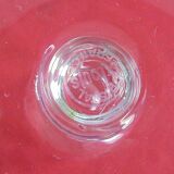 6 glasses of crystal liqueur St Louis including 1 signed chiseled motifs