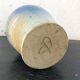 Blue-brown ceramic vase