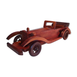 Miniature wooden car