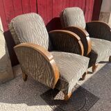 Paire de fauteuils art deco