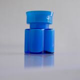 Mid-century modern Scandinavian art glass small vase by Po Ström for Alsterfors, Sweden