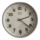 Davis design clock with large black numerals