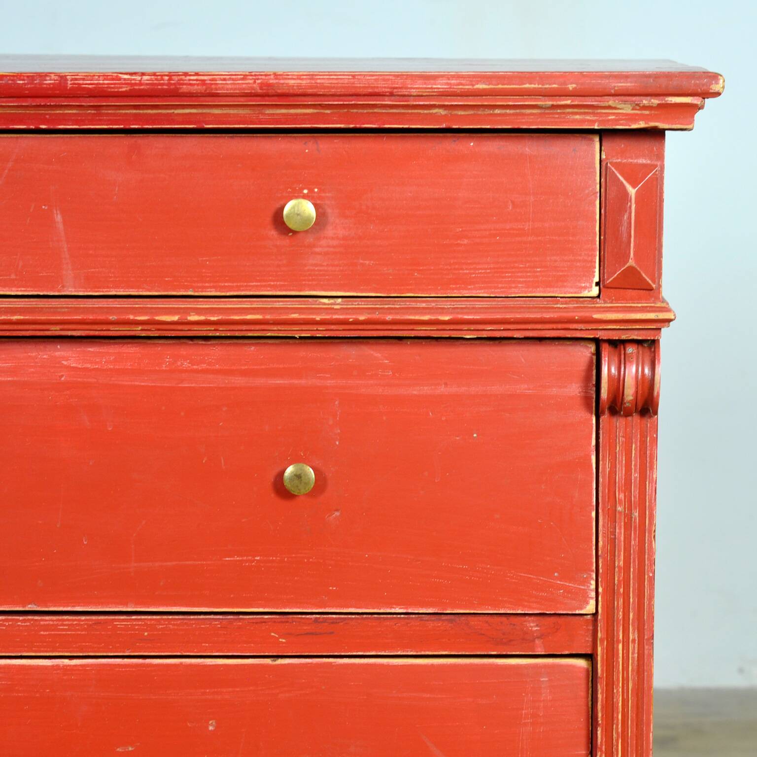 Commode en pin, vers 1910