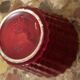 1950s Pleated Ceramic Cache Pot Bordeaux St-Clement H11/D14