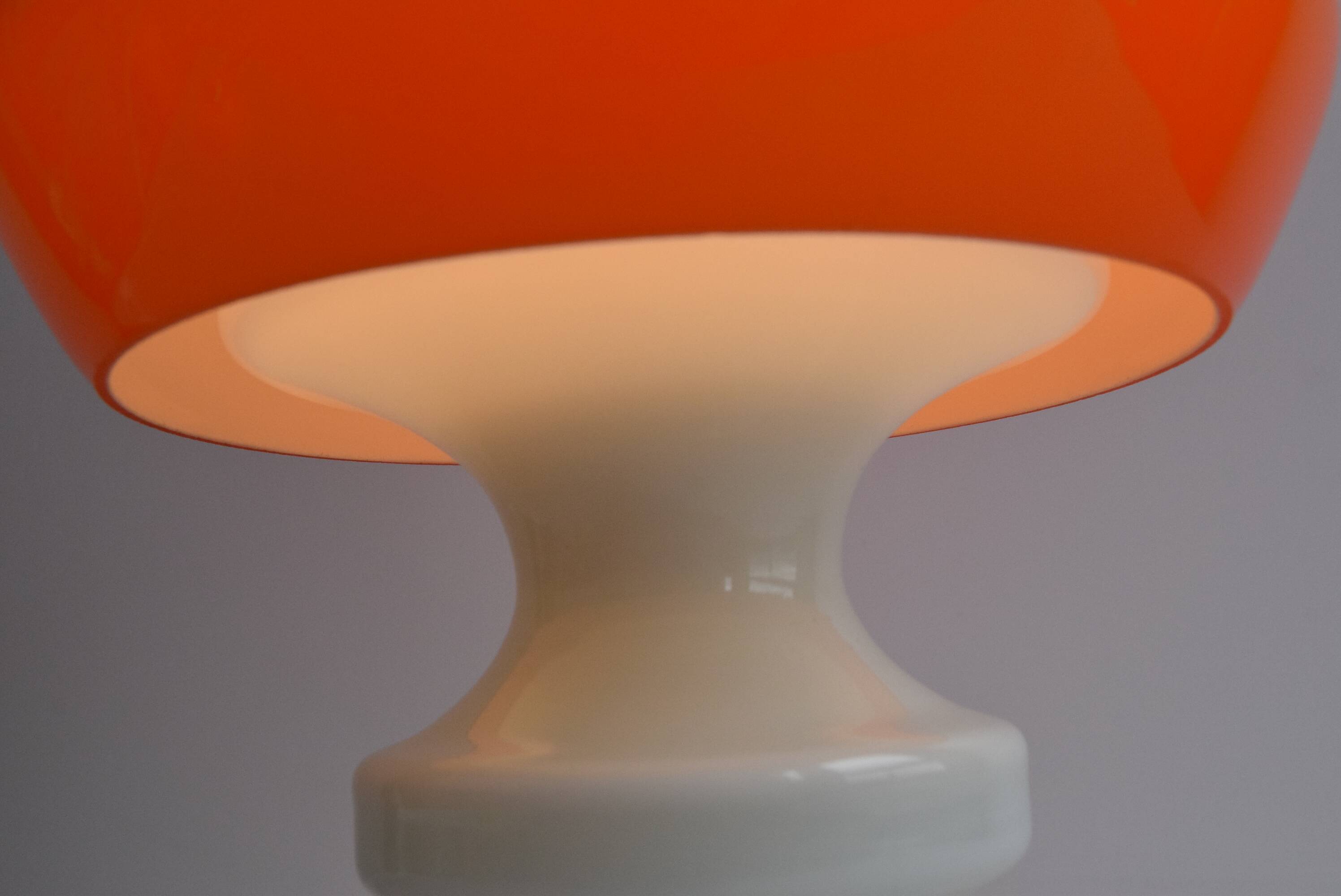 Mid-century glass table lamp by Stepan Tabera