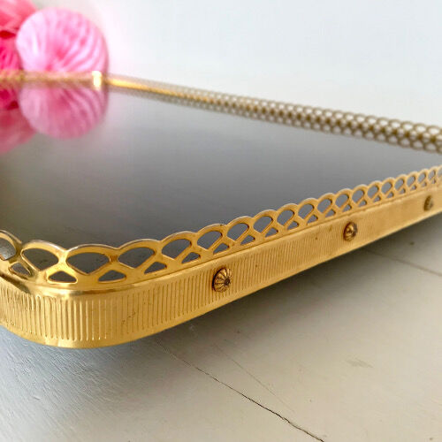 Old lacquered serving tray