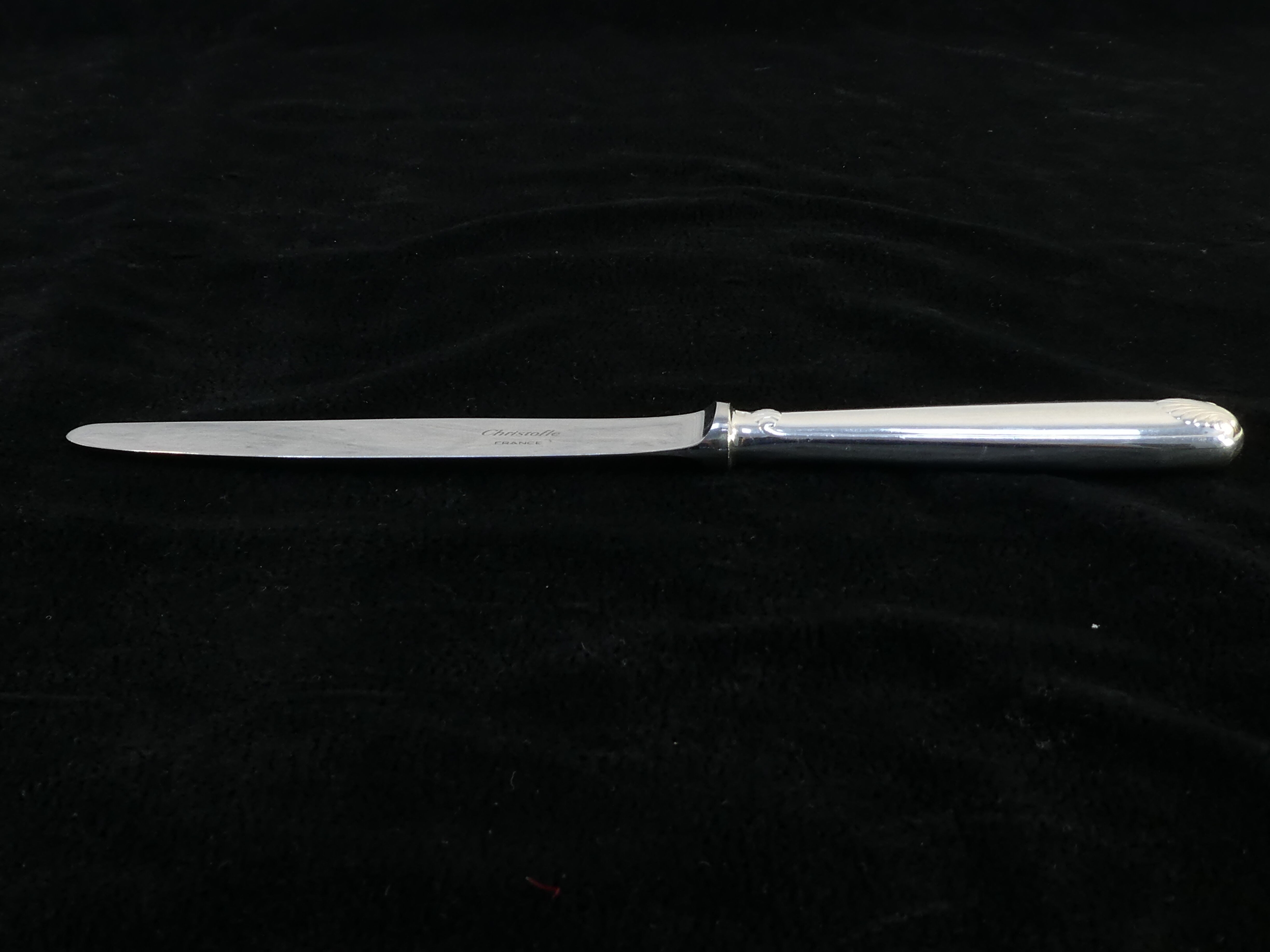 12 large knives CHRISTOFLE model VENDOME