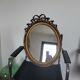 Louis XVI oval mirror with love knot and ribbon