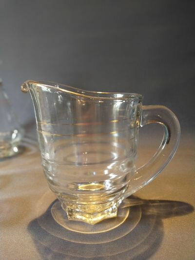 Water service or orangeade carafes and glasses