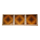 Optical Art Triptych - Victor Vasarely - Frames 30x30cm
