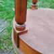 Table bouillotte ancienne plateau marbre style louis xvi