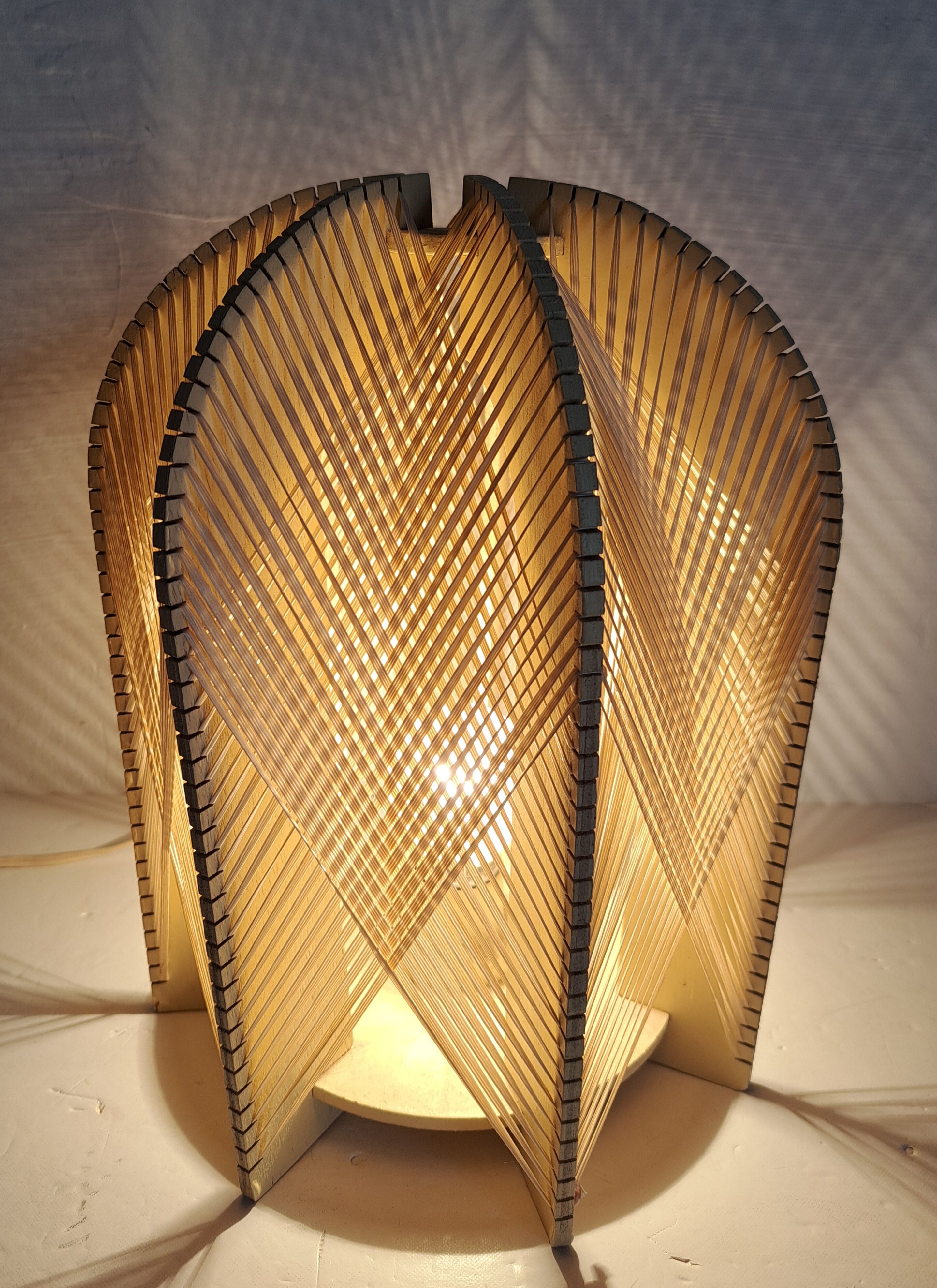 Scandinavian bedside lamp