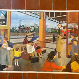 Ogé-Hachette poster "the farm / the station"