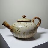 Glazed stoneware teapot by Jean-Pierre Prud’homme, La Borne, 1960s.