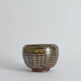 Midcentury-Modern Stoneware Bowl Dripping Motif in the Style of Margaret Rey