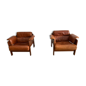 Paire de fauteuils scandinaves