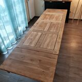 Solid oak farmhouse table