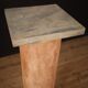 Pair of french columns in lacquered wood