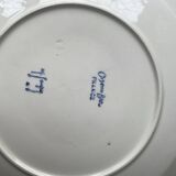 Blue bird model plates signed M Goupy 1925
