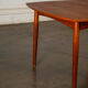 Table en teck rallonge papillon