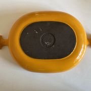 Oven dish Enzo Mari for Cocotte Le Creuset La Mama 1970 Italian design