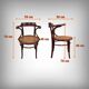 Curved beech armchair, Baumann house – early 20th century