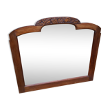 Bevelled art deco mirror 73x65 cm