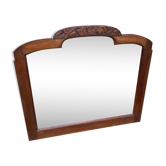 Bevelled art deco mirror 73x65 cm
